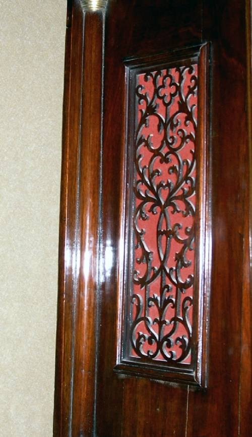 fig 4. 18th Cent mahogany 3 Train Musical Longcase Clock